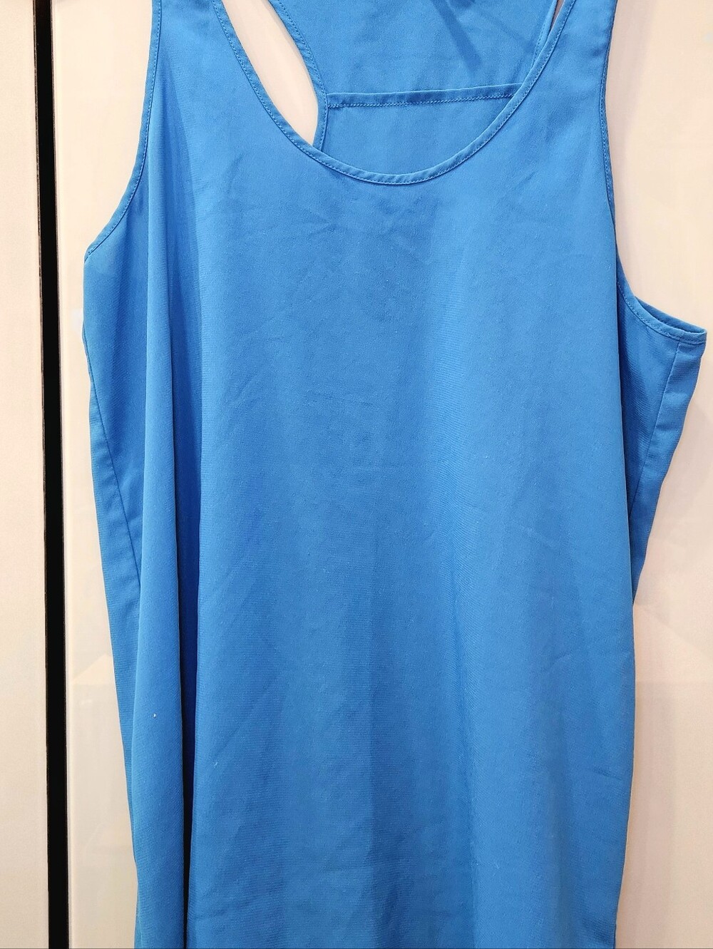 Frenchi Vibrant Blue Racerback Tank Top
